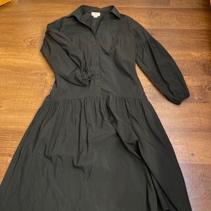 Mauve by Anthropologie black dress